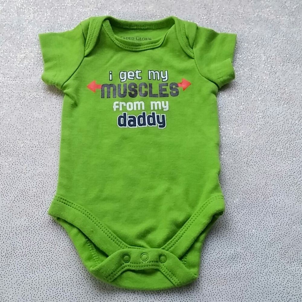 Super Cute Faded Glory Newborn Onesie